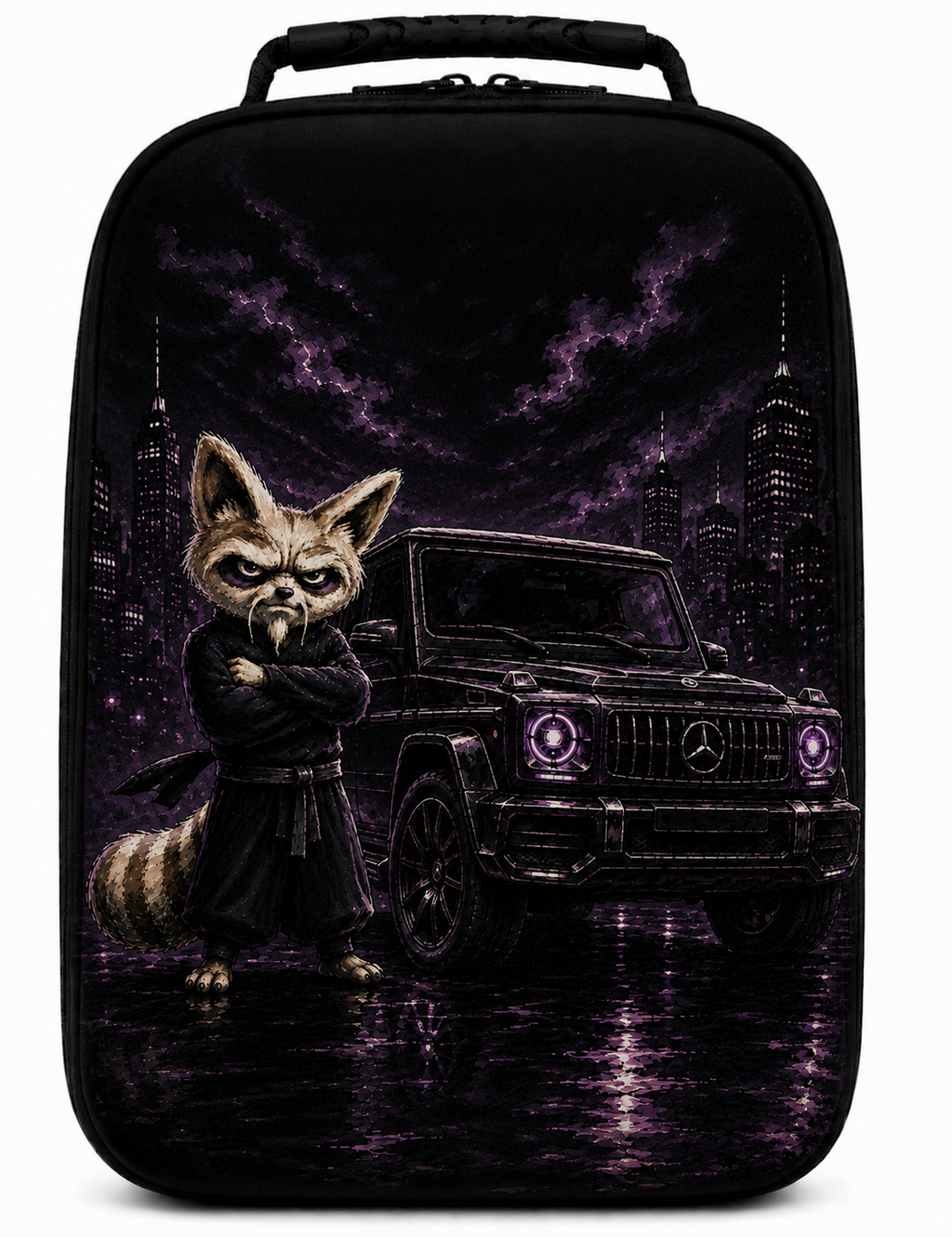 Mochila Porta Gorras Shifu World. Custom#5