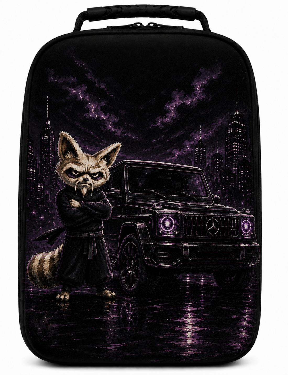 Mochila Porta Gorras Shifu World. Custom#5